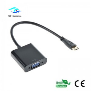 Мини HDMI мъжки към VGA женски конвертор: FEF-HIC-004